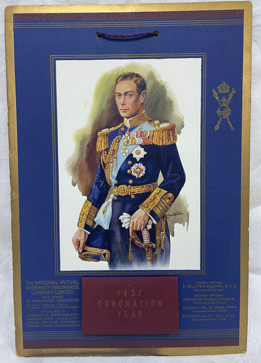 King Edward Coronation Calendar 1937 - Collectible