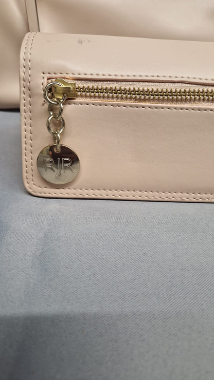Betty Jackson Handbag & John Rocha Purse in Pale Pink & Beige