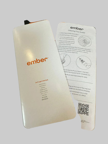 EMBER Black Travel Mug 12oz - With Charge Station and other International Plug Attachments