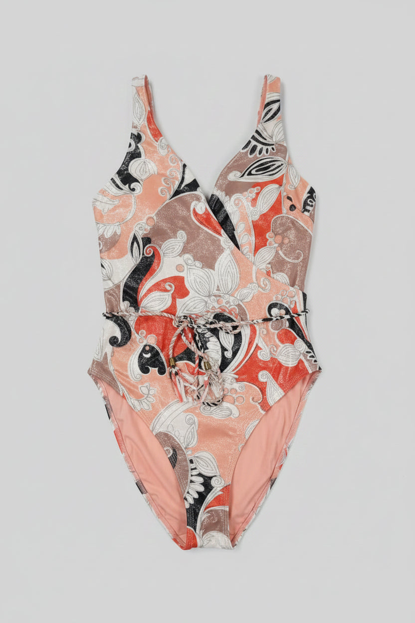 NEW Ted Baker 'Milene' One-Piece Swimsuit (With Removable Pads) UK 12 EU 40
