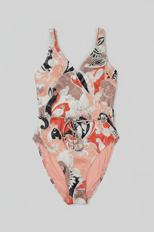 NEW Ted Baker 'Milene' One-Piece Swimsuit (With Removable Pads) UK 12 EU 40