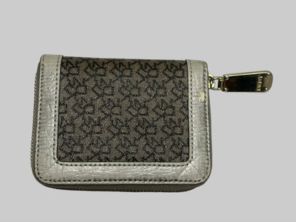 DKNY Vintage Monogram Wallet Pre-Loved Zip Around Purse - Pre-Loved - Signs of Wear