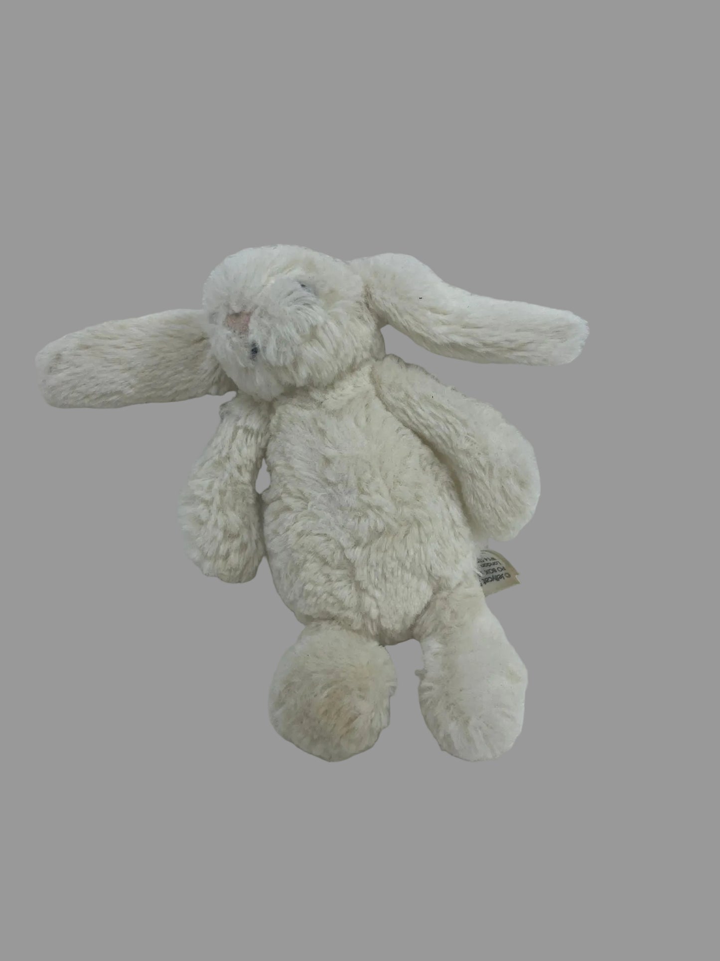 Bashful Cream Bunny Small Jelly Cat Plush Toy