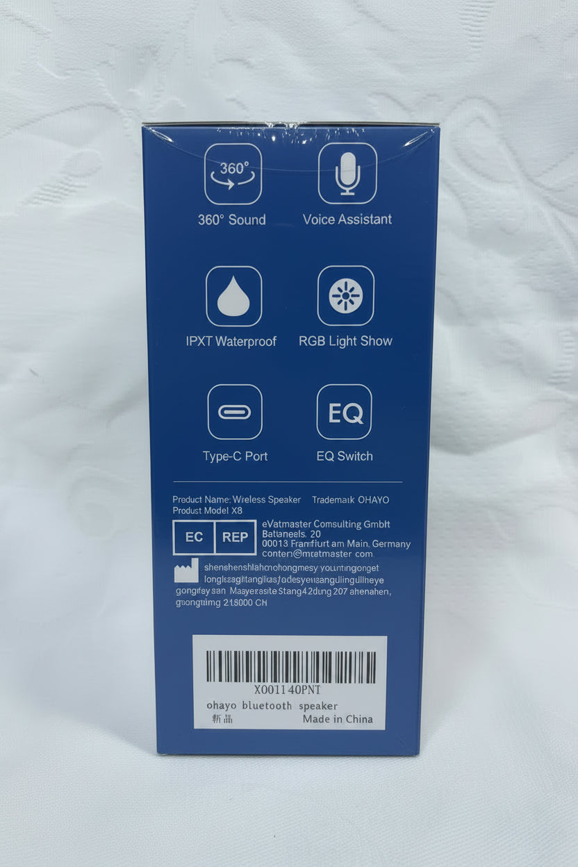 Ohayo x8 Wireless Speaker - In Box