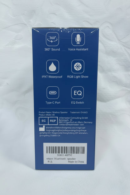 Ohayo x8 Wireless Speaker - In Box