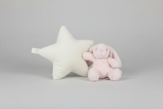 Bashful Pink Bunny Music Pull - Plush Toy