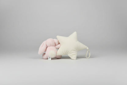 Jelly Cat Bashful Pink Bunny Music Pull - Plush Toy