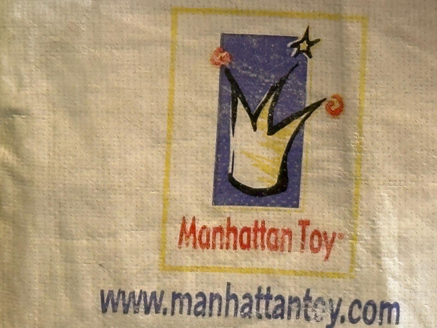 Manhattan Toy Company Plush Animal Toy Beanbag Splats Dog 2001