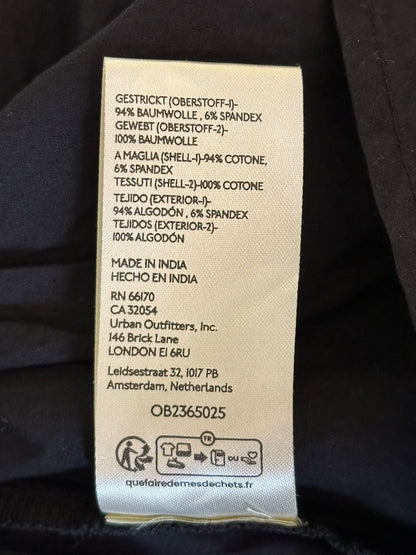 Anthropologie MAEVE Ladies Long Sleeve Black Top Size XS