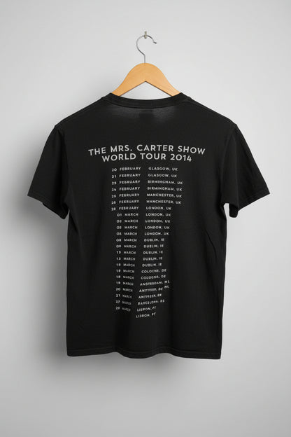 BEYONCE 2014 "The Mrs. Carter Show" World Tour Concert T-Shirt Size Medium Cotton