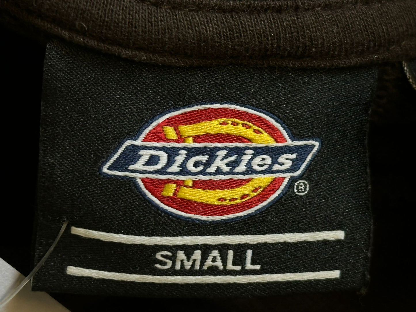 DICKIES Brown Hoodie Sweater Men's Size Small 100% Cotton