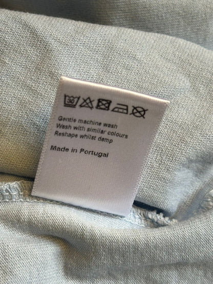 ME + EM Light Blue Long Sleeve Shirt Top 100% Cotton Size UK 10