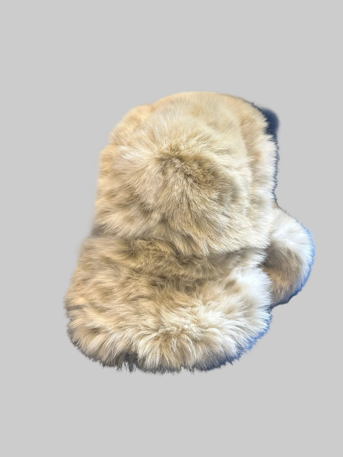 BARTS Fur Deluxe White Winter Hat 100% Faux Fur