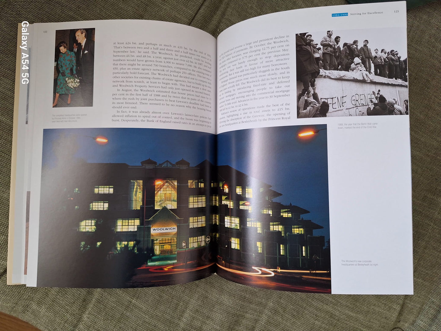 History Of The Woolwich Building Society 'We're With The Woolwich' Hardback Book In Excellent Used  Condition