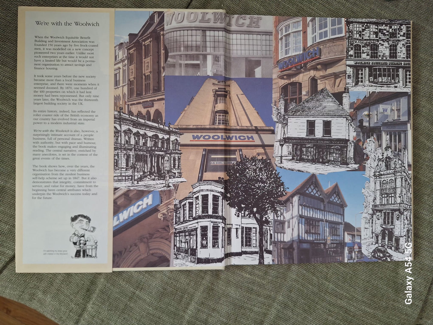 History Of The Woolwich Building Society 'We're With The Woolwich' Hardback Book In Excellent Used  Condition