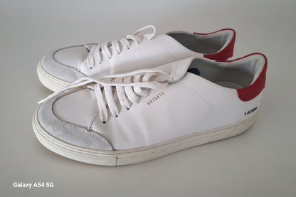 Axel Arigato White Trainers Size UK 8 EU 42 - Good Used Condition