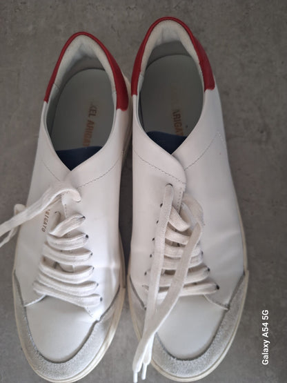 Axel Arigato White Trainers Size UK 8 EU 42 - Good Used Condition