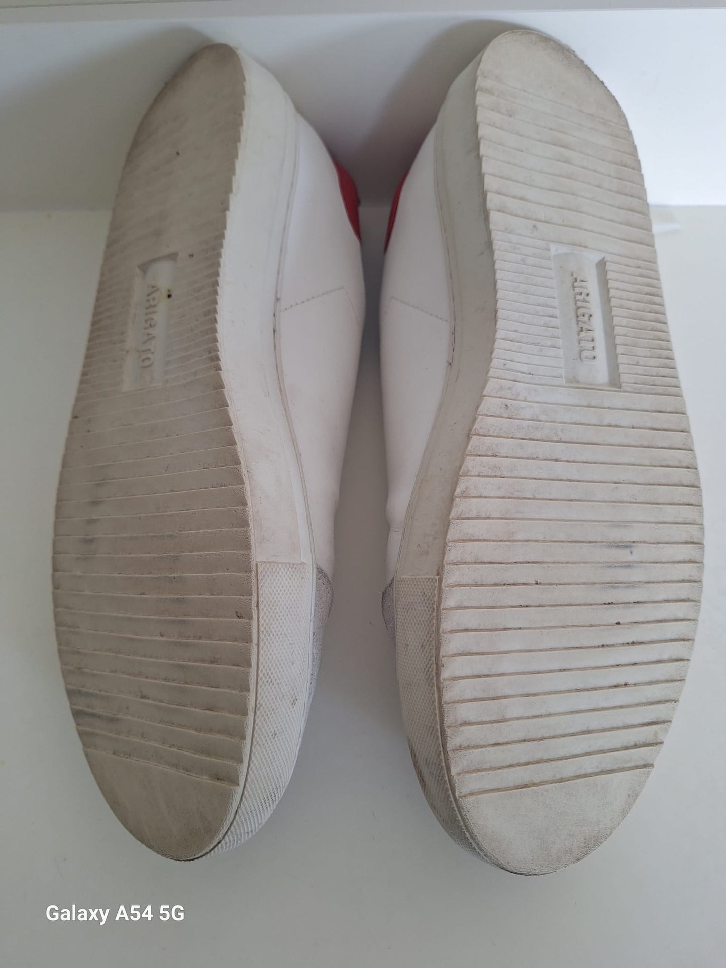 Axel Arigato White Trainers Size UK 8 EU 42 - Good Used Condition