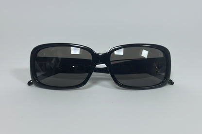 Givenchy SGV660 Black Sunglasses Rectangle Frame & Case
