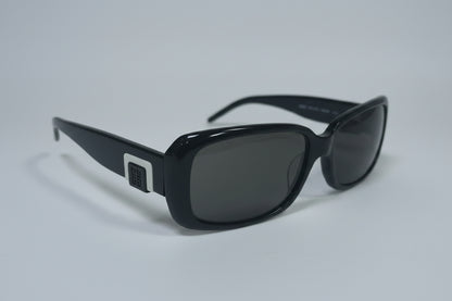 Givenchy SGV660 Black Sunglasses Rectangle Frame & Case