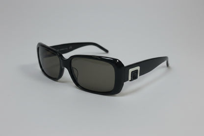 Givenchy SGV660 Black Sunglasses Rectangle Frame & Case