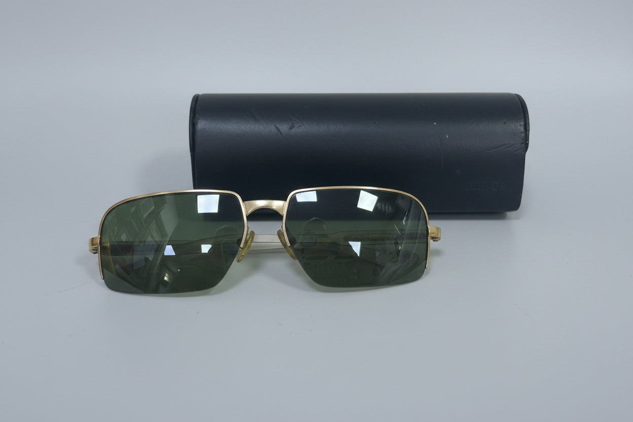 Prada Sunglasses SPR59C - Rectangle Framed & Case
