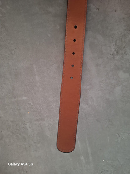 Trafalgar Black Leather Men's Belt In Excellent Condition