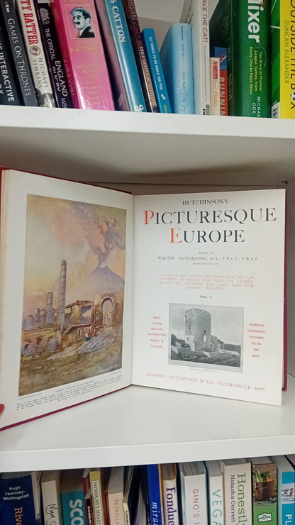 Hutchinson's Picturesque Europe Vol I, II and III- COMPLETE SET