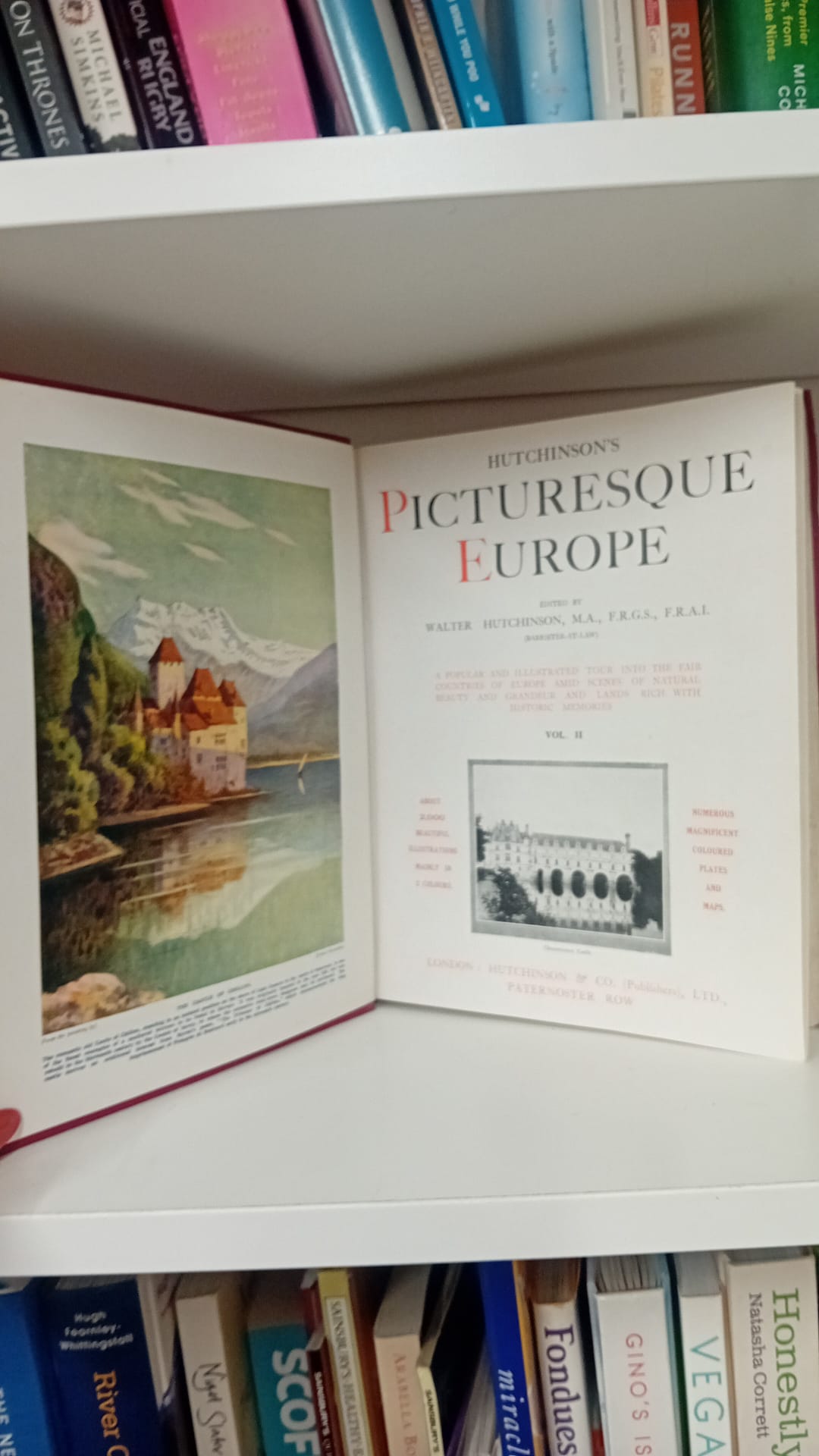 Hutchinson's Picturesque Europe Vol I, II and III- COMPLETE SET