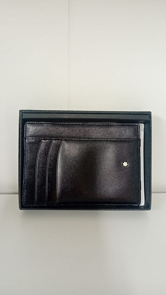 Mont Blanc Card Holder- Black-BRAND NEW STILL IN BOX