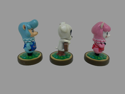 Nintendo amiibo Animal Crossing Cyrus K.K. Reese Action Figures Bundle - USED