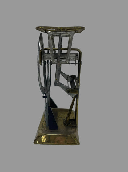 Vintage Bilateral brass letter postal scales, 0 - 8oz - USED