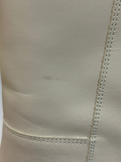 ALOHA Katiuska Cream Leather Knee-High Boots Eu 37 UK 4 RRP £200