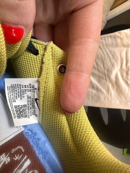 Nike SB Olive Green/Yellow Trainers Size 3.5
