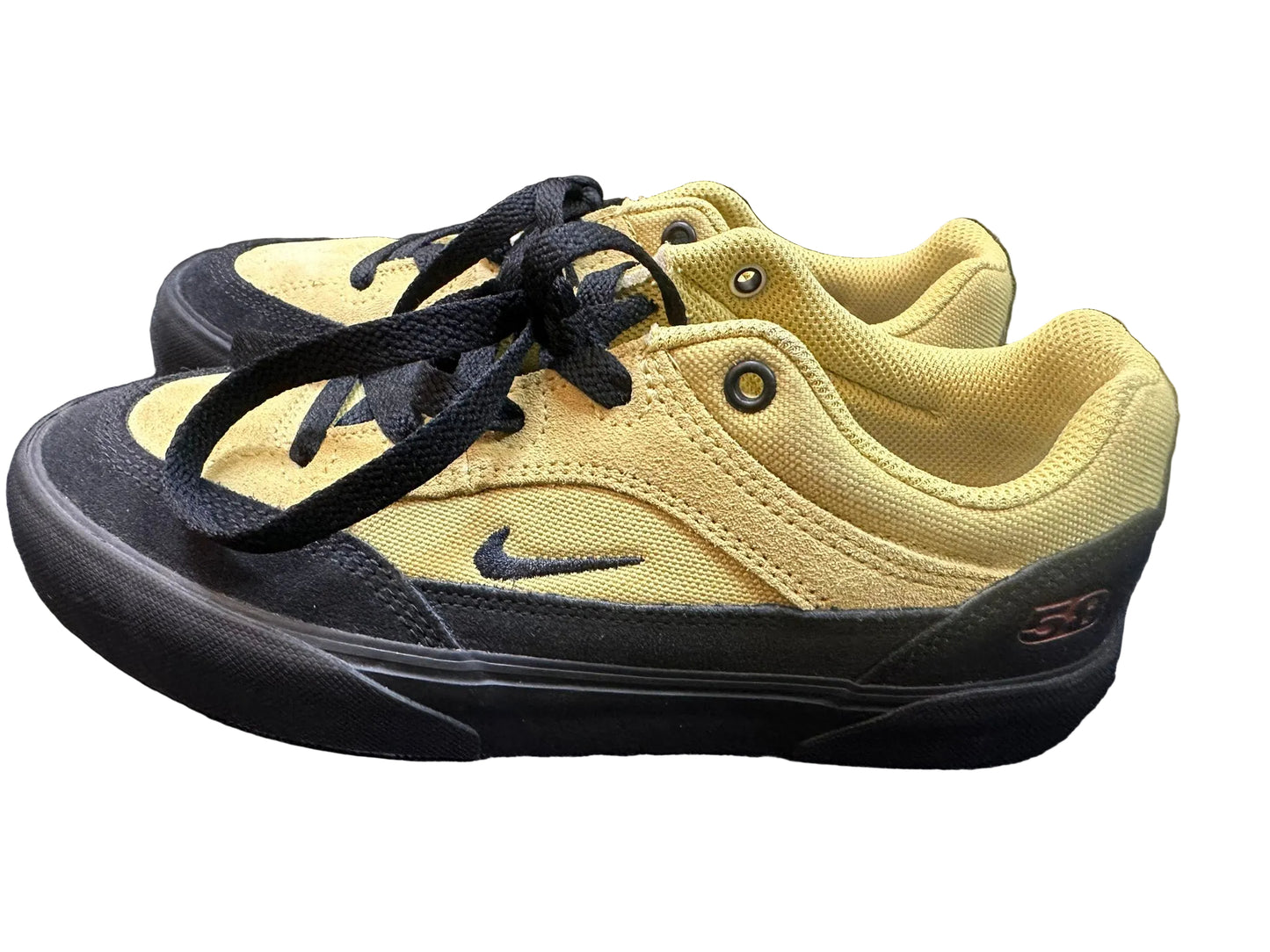 Nike SB Olive Green/Yellow Trainers Size 3.5