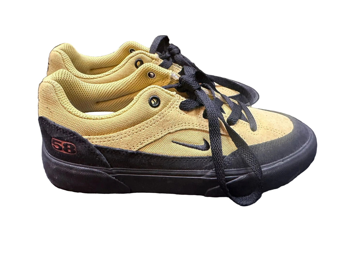 Nike SB Olive Green/Yellow Trainers Size 3.5