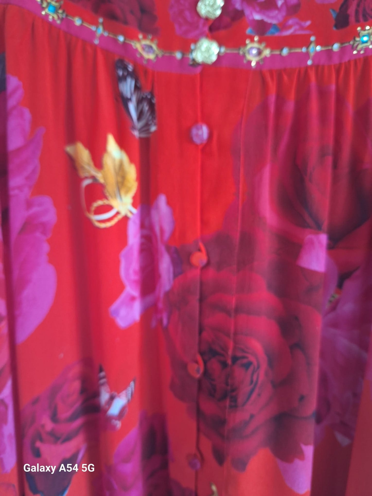 Camilla long Sleeved Beautiful 100 % Silk Dress Size S