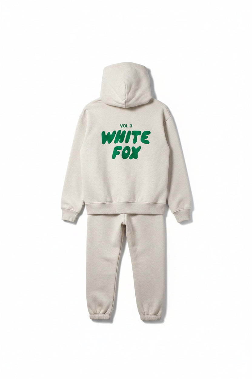 White Fox Light Grey Leisure Suit - Unisex