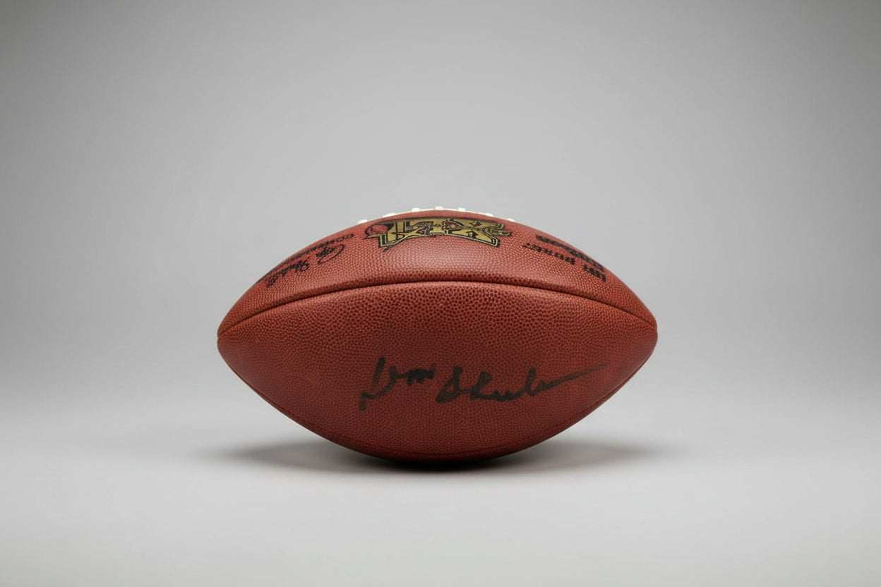 SIGNED by DON SHULA - NFL 2007 Superbowl XLI Football