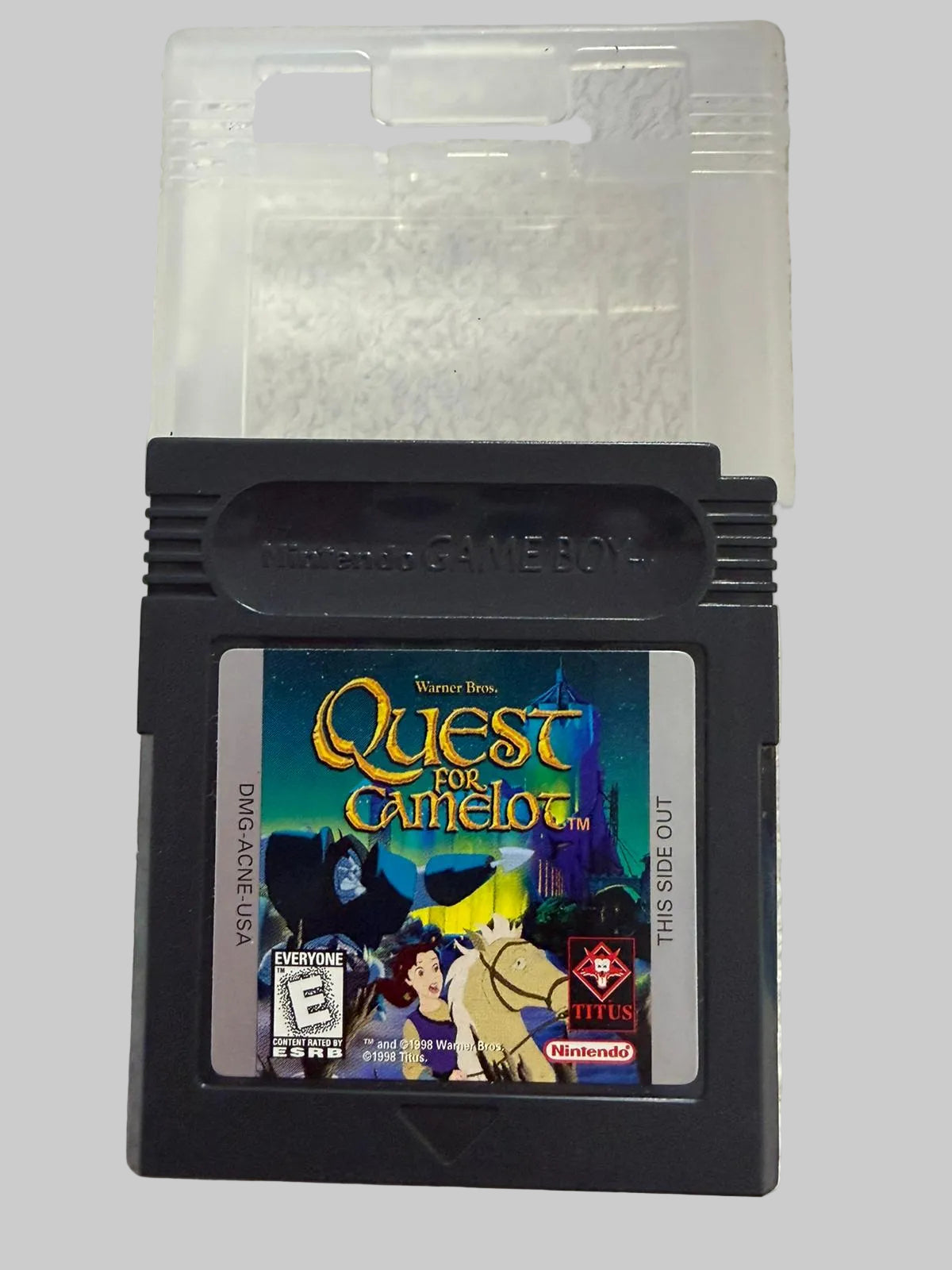 USED - Nintendo Game Boy Pocket Silver Console Bundle + 4 Games (Donkey Kong, Mystical Ninja) - 100% Charity