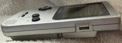 USED - Nintendo Game Boy Pocket Silver Console Bundle + 4 Games (Donkey Kong, Mystical Ninja) - 100% Charity