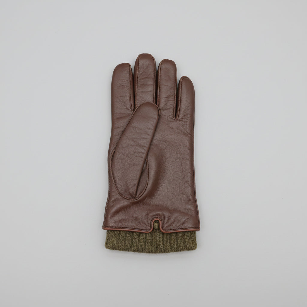 Ted Baker Brown Leather Driving Winter Gloves - Good Used Condition