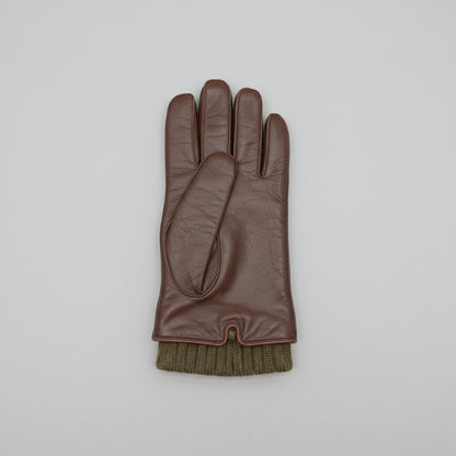 Ted Baker Brown Leather Driving Winter Gloves - Good Used Condition