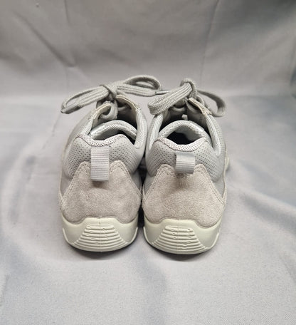 Hotter Ortholite Stability Grey Lace-Up Trainers UK 4 EU 37 - Good Used Condition