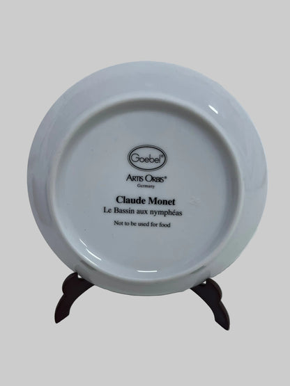 Goebel Artis Orbis Claude Monet Le Bassin Aux nymphéas trinket dish