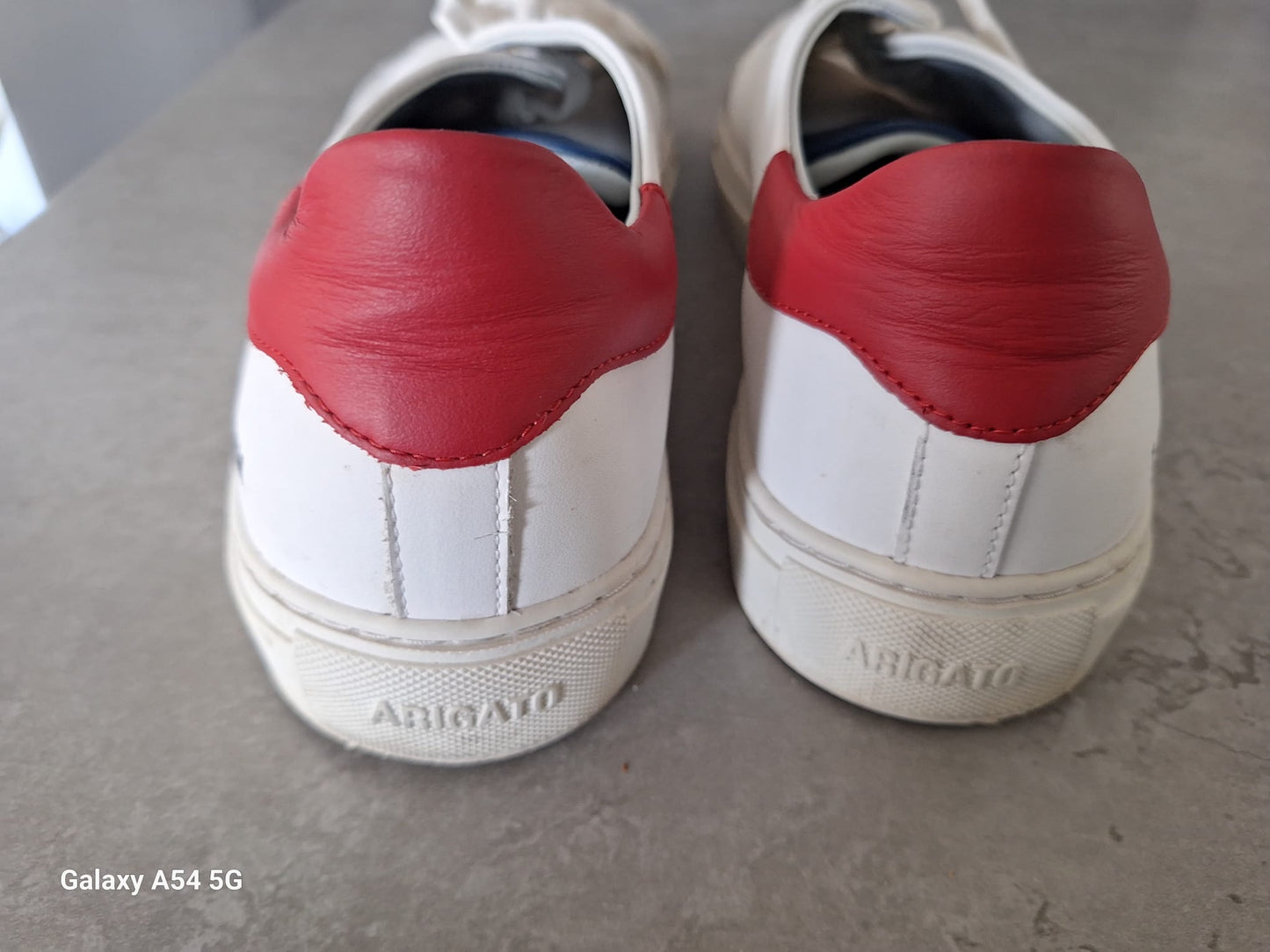 Axel Arigato White Trainers Size UK 8 EU 42 - Good Used Condition