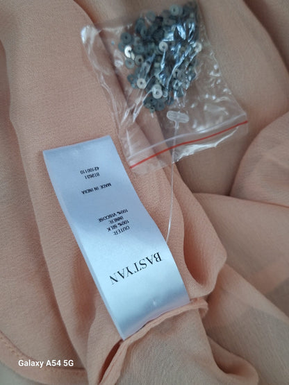 Bastyan Ladies Pink sequin Top New Size 12