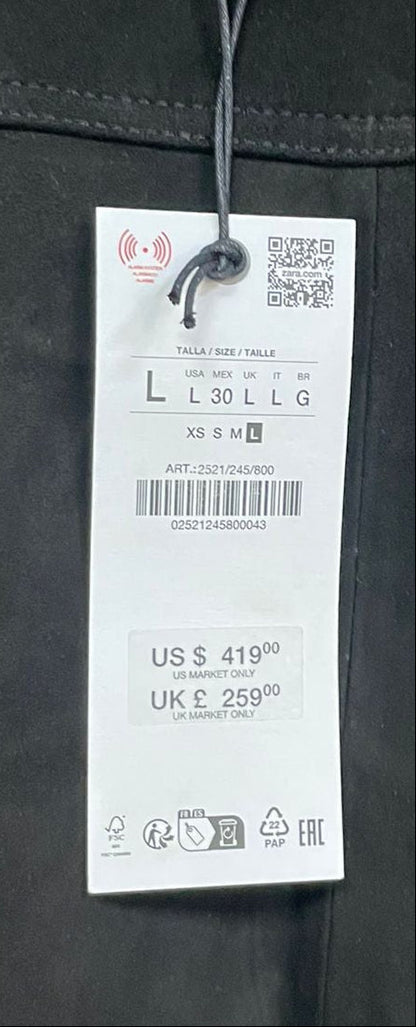 Zara Leather Collection Skirt SIZE L -BNWT RRP £259.00