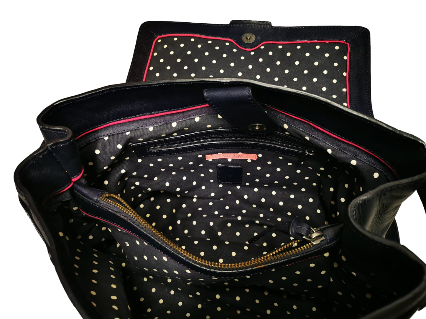 White Stuff, Navy Satchel bag, Used but in overall good condition