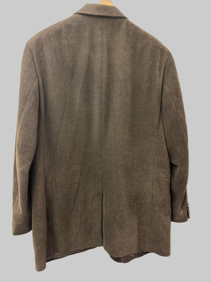 Atelier Torino Blazer Brown Cotton Wool Size 56 / 46R Jacket